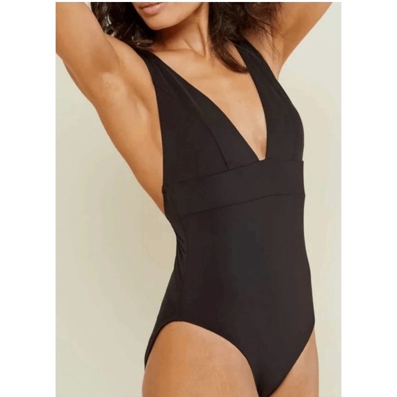 Andie Swim The Sardinia One Piece Swimsuit Black AO017-BLK-M Womens Size M NEW - Picture 3 of 11
